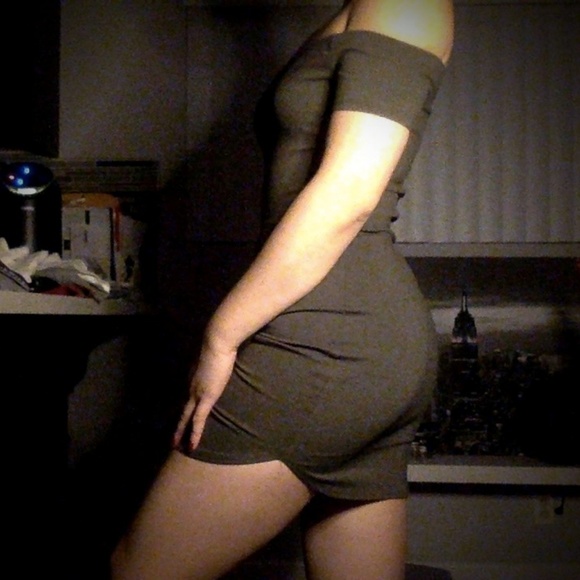 Off-Shoulder T-Shirt Dress - Picture 2 of 2